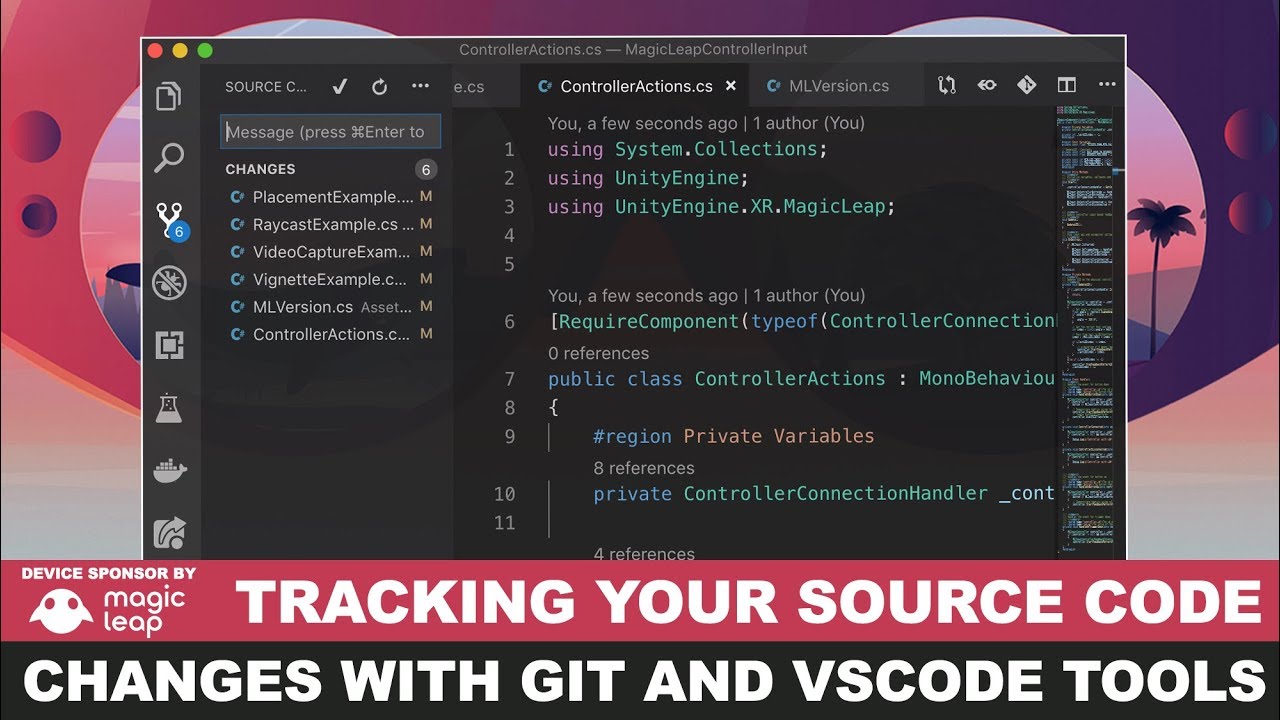 Magic Leap Development with VSCode Tracking your Code with Source