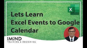 Excel Events to Google Calendar