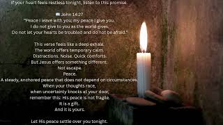 If your heart feels restless tonight...