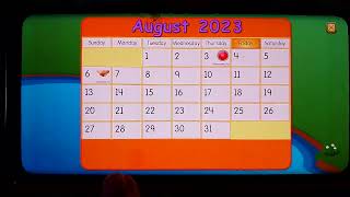 Starfall: The August 4, 2023 Calender