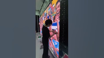 What do you think of this LED screen? #leddisplay #ledscreen #ledwall #aidisplay #ledmodule