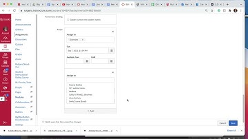 Extend the Due Date for One Student in Canvas LMS