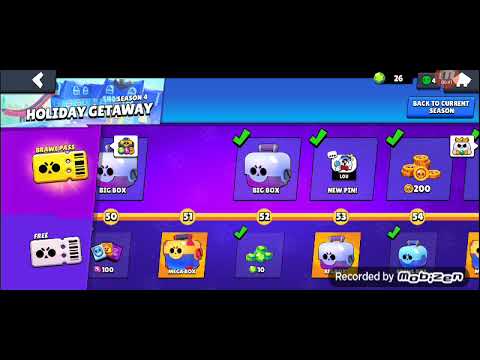 BRAWL STARS ბრაულ პასის ყველა ყუთის გახსნა (გაგიჟება შეიძლება 3 ახალი ბრაულერი და ლოუს სკინი)