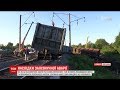 На місці залізничної аварії на Одещині міняють пошкоджені колії