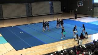 LHS Cheer performs at the Spring Assembly 2014