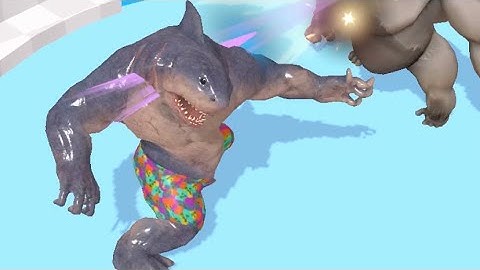 Monster Evolution! 🦈 🦍 🦈 All Levels iOS Gameplay Walkthrough ( Level 1-5 ) MobileGameplayDaily