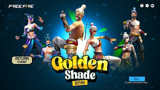Golden Shade Bundle Return Confirm Date | Free Fire New Event Bd | Free Fire April New Event Bd ||