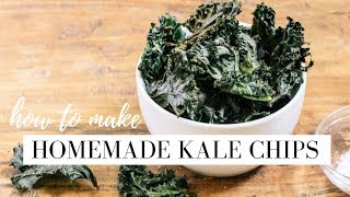HOW TO MAKE KALE CHIPS | Kale Chip Recipe  | Stacey Flowers
