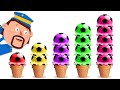 Learn Colors With Ice Cream | Learn Numbers | Educational Videos For Kids