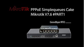 MIKROTIK CAKE + SIMPLEQUEUES + PPPOE OS V7 PART 1