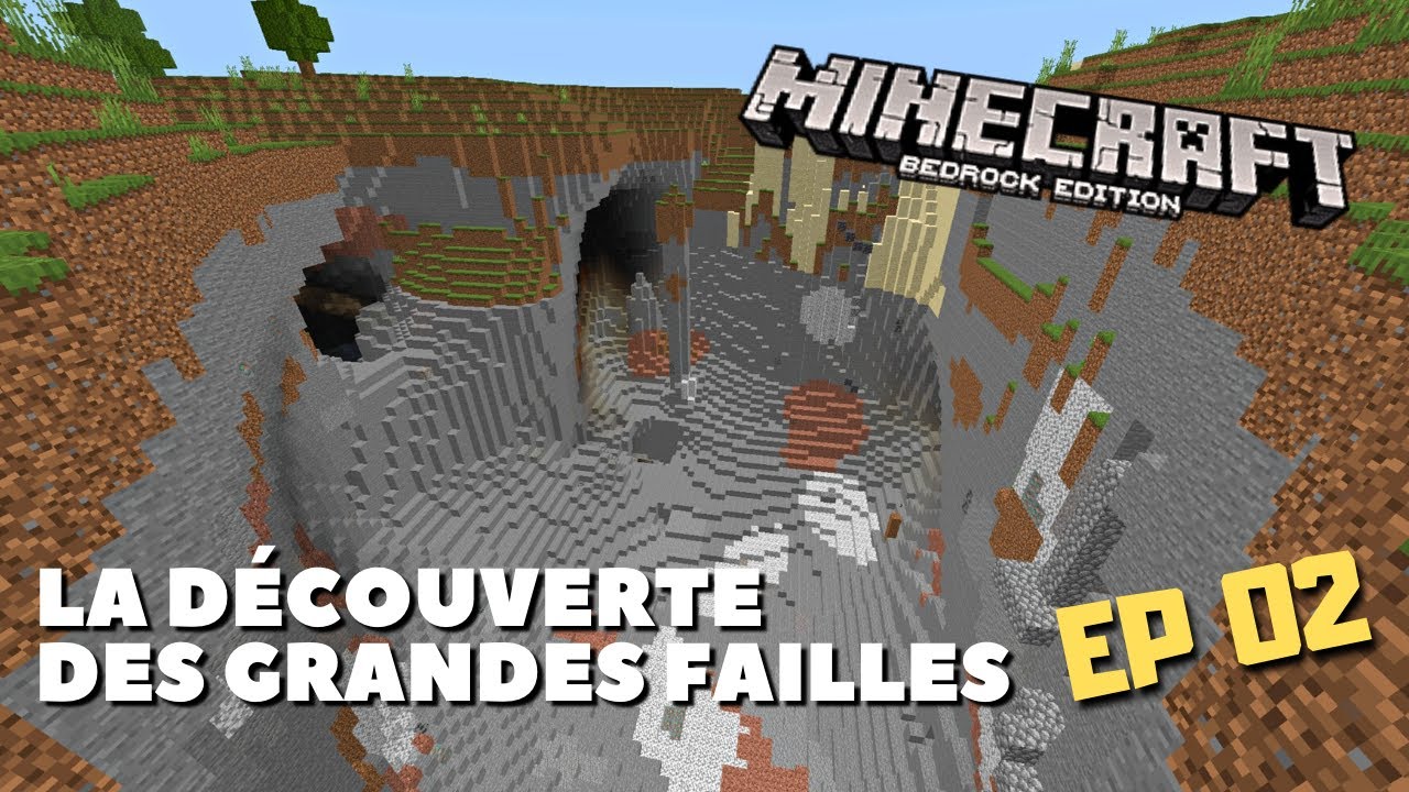 minecraft-bedrock-dition-ep02-la-d-couverte-des-grandes-failles