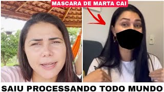 MARTA ADORNO CHUTA O BALDE E MOSTRA SUA VERDADEIRA PERSONALIDADE / BRIGA POR FAMA 😱