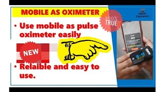 How to use mobile as pulse oximeter use mobile to measure oxygen level | best and free oximeter | screenshot 2