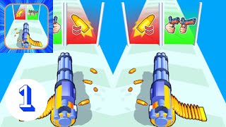 Gun Craft Run: Weapon Fire All Levels Gameplay Part 1 - Android, iOS screenshot 1