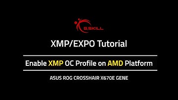 XMP/EXPO Guide - Enable XMP on AMD Platform (ASUS)