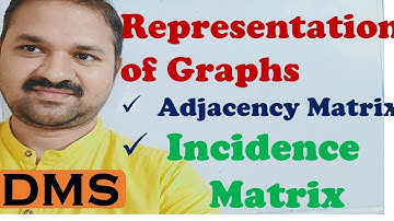 Matrix Representation of Graphs in Discrete Mathematics || Adjacency Matrix || Incidence Matrix |DMS