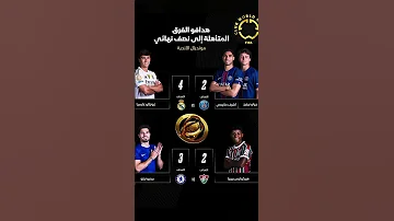 إليكم هدافو الفرق المتأهلة الى نصف نهائي كأس العالم للأندية حكيمي Football Morocco ريال مدريد 