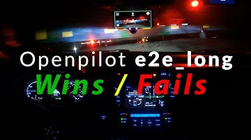 Openpilot Longitudinal End to End Test 0.8.13 Wins and Fails