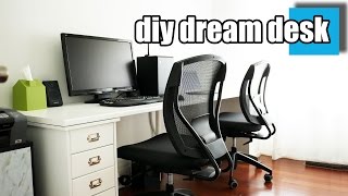 DIY Dream Desk Setup - A Stylish Desk For Two