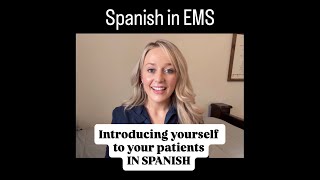 Beginner Spanish for EMS Providers