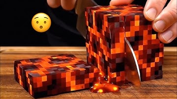 Cutting Minecraft Blocks ASMR Relaxing Video