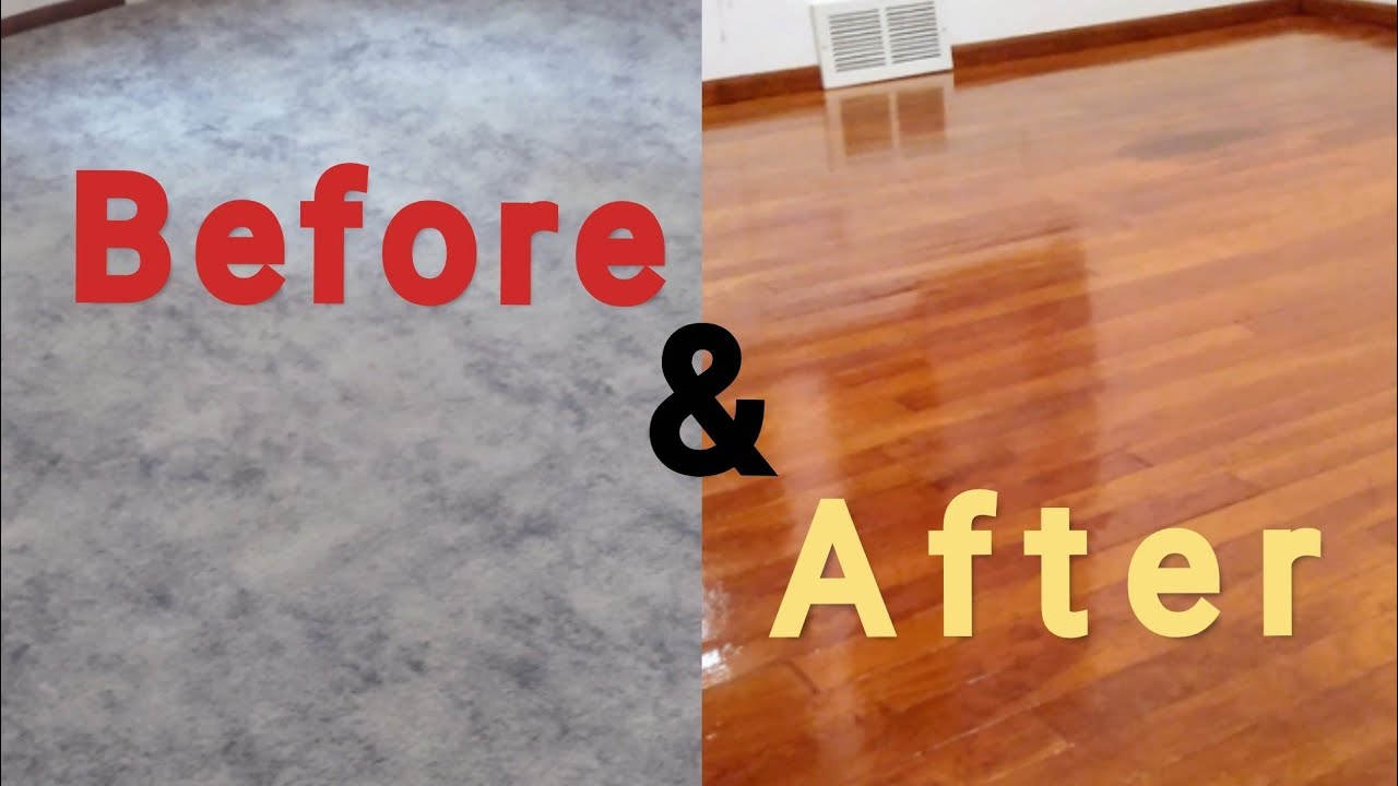 Restoring hardwood floors under carpet - without refinishing the wood - A  Merry Mom