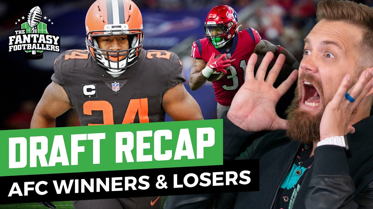 NFL Draft Recap: AFC Winners & Losers + Swag vs Flash | Fantasy