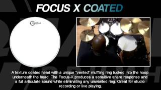 Aquarian Head - Focus X Coated Drumheads