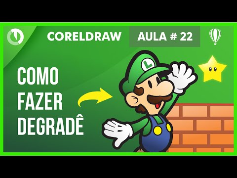 Como usar o degradê no corel draw - Efeito Gradiente
