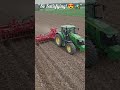 John Deere Tractor Crushing Crop Residue | Heavy Disc Harrow Field Work! 🚜🔥#tractor #farm #farmer