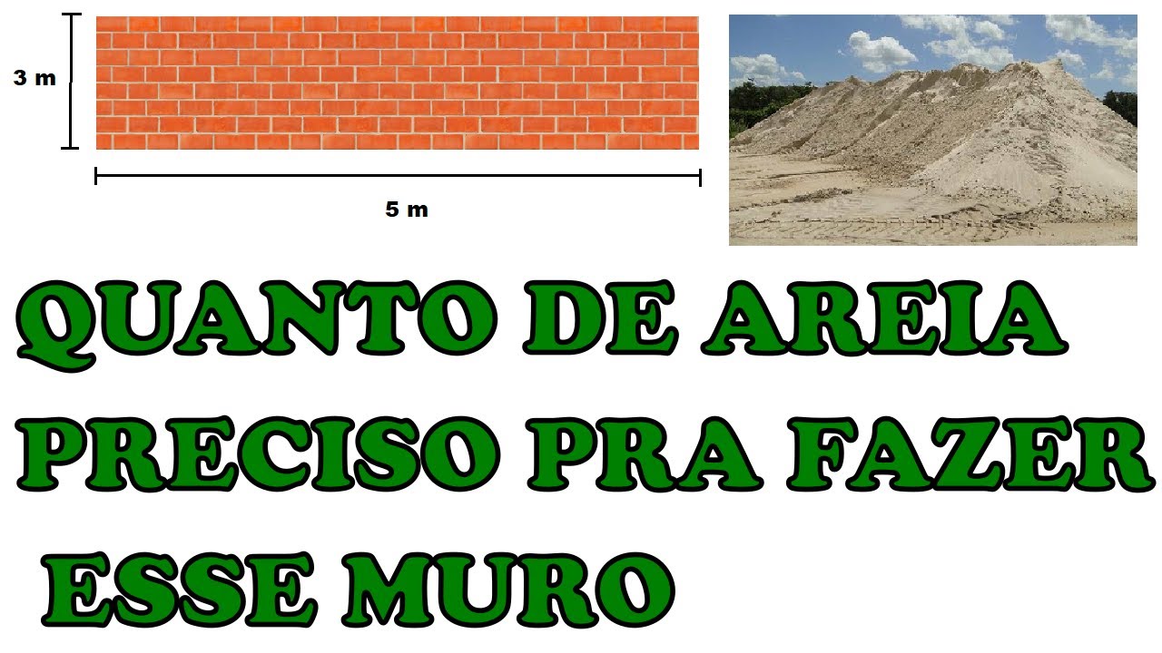 Quantos Metro De Areia Por Metro Quadrado - RETOEDU