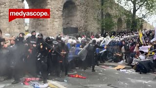 1 Mayıs'ta İstanbul: Saraçhane'deki polis müdahalesinin tüm görüntüleri