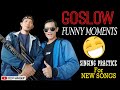 GOSLOW - FUNNY AND HAPPY MOMENTS when SINGING PRACTICE NEW SONG