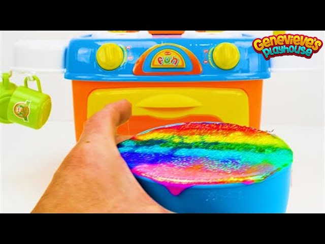 Toy Learning Video for Toddlers - Learn Spanish Colors, Shapes, and Numbers with a Birthday Cake! class=