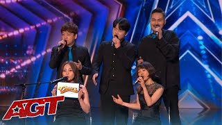 BRILLIANT! Korean Acapella Group Maytree SHOCKS The Judges on Americas Got Talent screenshot 4