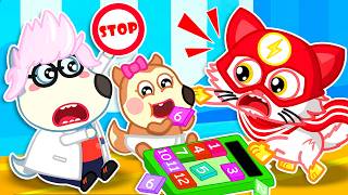Safety Rules at Home! 🐱 Play Safe with Pet Song | Wolfy Baby Rhymes