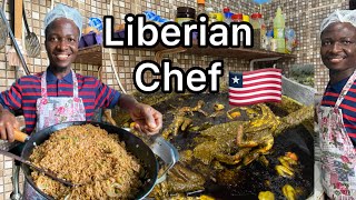 From Selling on The Streets to Owning a Restaurant In West Africa||Best Liberian Chef In 2023.🇱🇷
