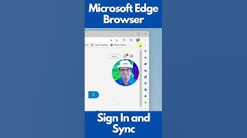 Sign in and Sync your Settings in Microsoft Edge #shorts