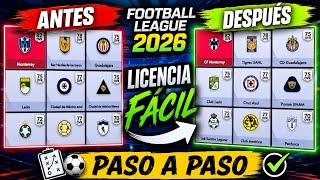 ¡Así se LICENCIA Football League 2026! Tutorial Completo (Logos + Uniformes + Equipos)