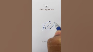 RJ Short Signature #shorts #signature