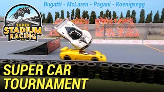 Super Car Tournament Stadium Jump Racing screenshot 3