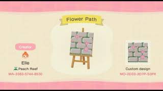Animal Crossing New Horizons THE TOP 20 LATEST WHITE GROUND PATH DESIGNS l The white collection