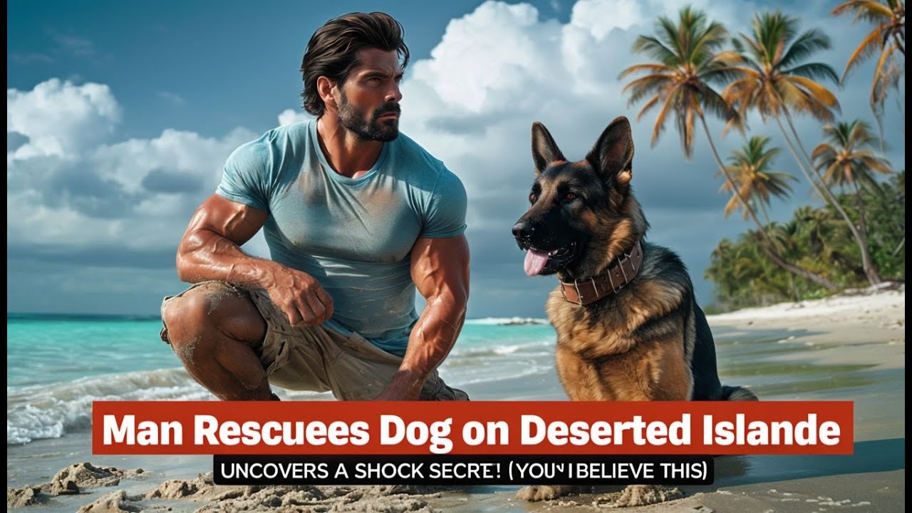 Man Rescues German shepherd Dog on Deserted Island... Then UNCOVERS A ...