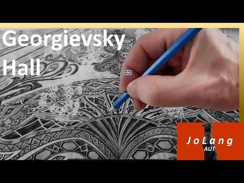 Видео: JoLang Painting Parquet floor in the Georgievsky Hall
