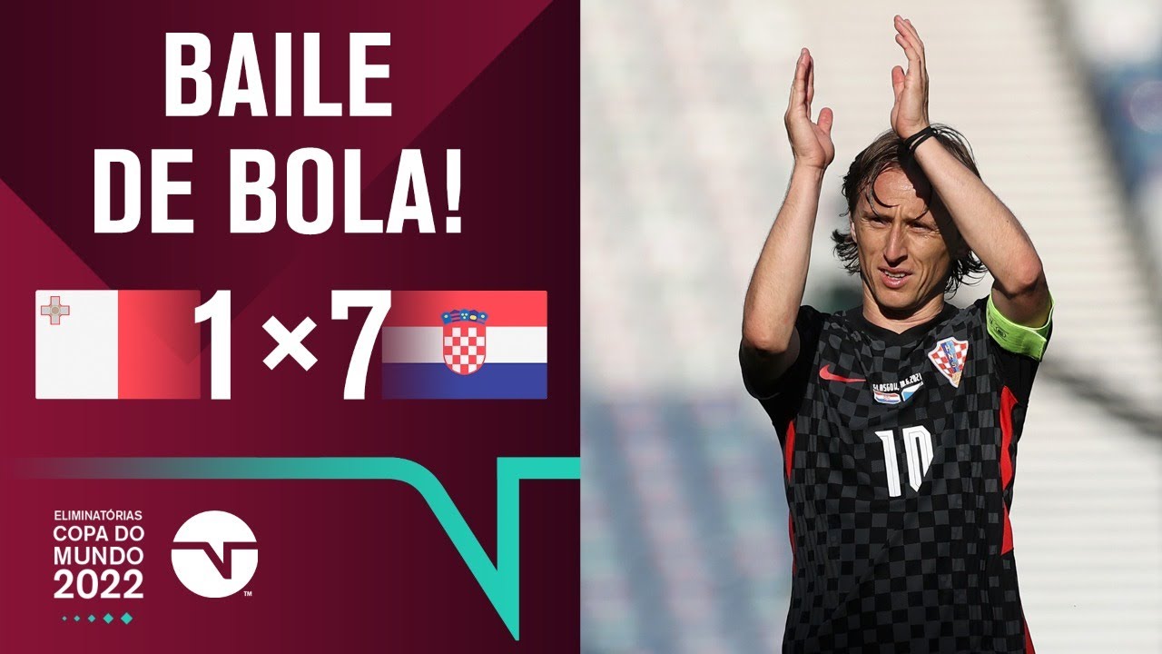 PASSEIO CROATA COM GOL DE MODRIC! MALTA 1 X 7 CROÁCIA | GOLS DA PARTIDA | ELIMINATÓRIAS DA COPA