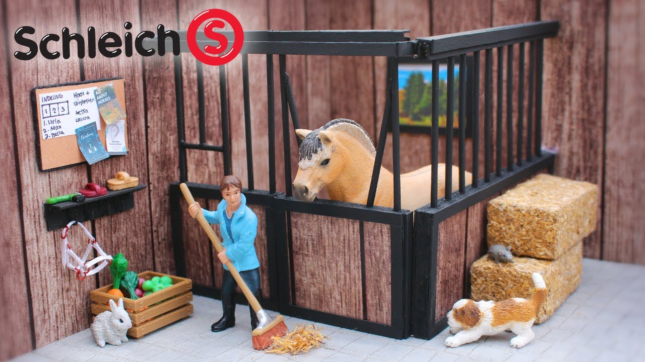 Voeding werkzaamheid In hoeveelheid MEGA STAL voor de SCHLEICH PAARDEN MANEGE MAKEN! 🤩 Manege serie #14 |  Daphne draaft door - YouTube