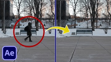 Como Remover uma Pessoa de um Vídeo - Tutorial After Effects