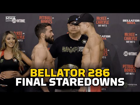 Bellator 286 Final Staredowns: Pitbull vs. Borics, McKee vs. Carlyle | MMA Fighting