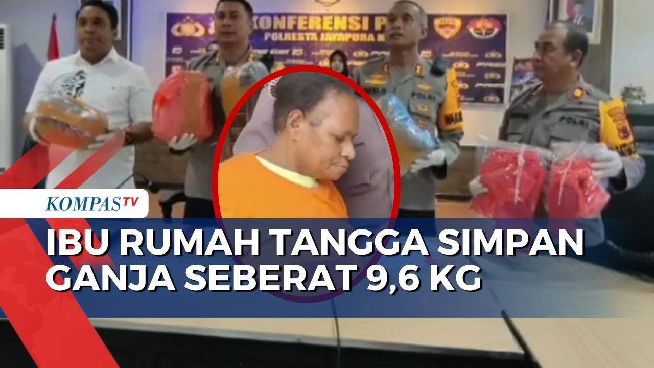 Diduga Jadi Pengedar, Ibu Rumah Tangga di Jayapura Simpan 9,6 Kg Ganja