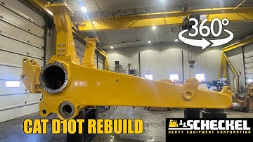 J.J. Scheckel’s CAT D10T Powertrain Plus Rebuild. #heavyequipment #constructionequipment